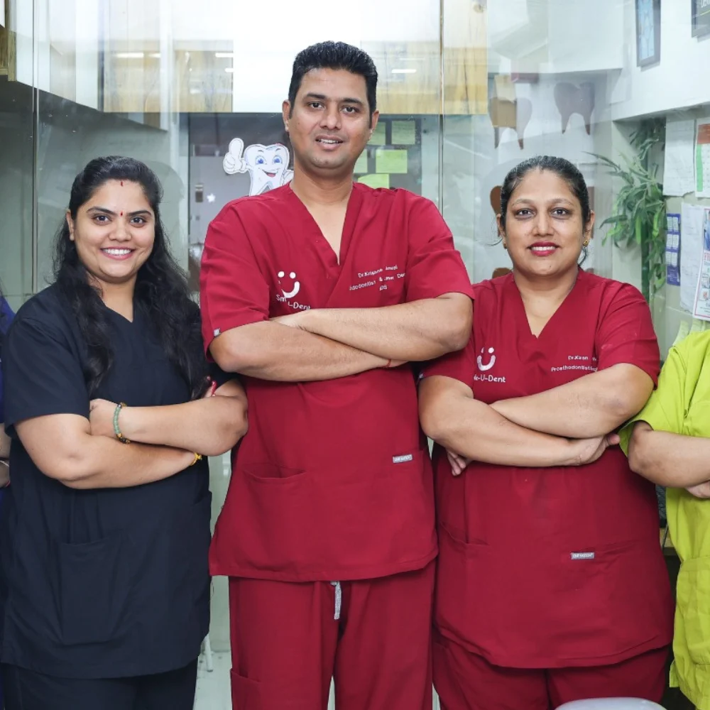 The clinical team at Smile-U-Dent, the founders’ own dental practice